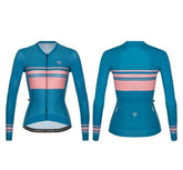 Jersey Ciclismo M/L Mujer GW 2 And 1 Azul